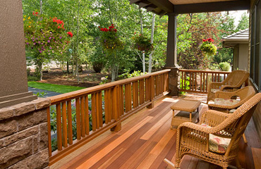 Cedar Decking in Commerce