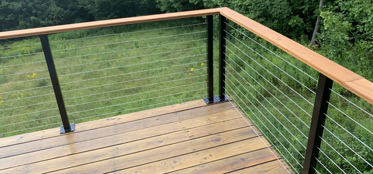 Installing Deck Cable Railing in Commerce, CA