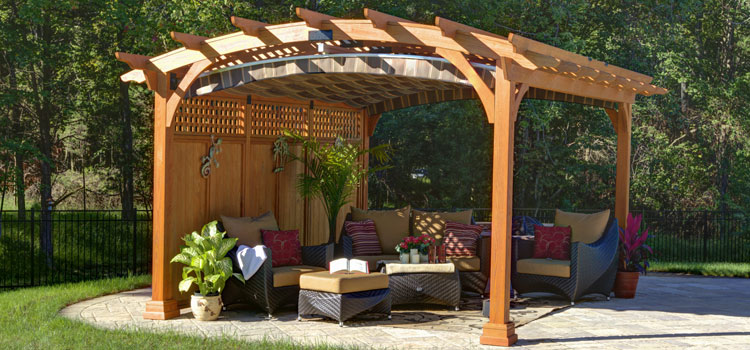 Modern Wood Pergola Installation in Commerce, CA